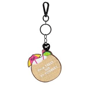 PINK Coconut Charm Keychain